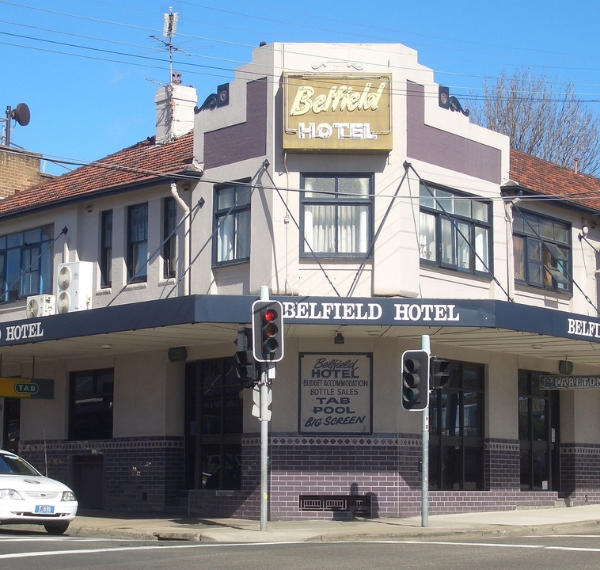 Commercial buildings in Belfield, NSW