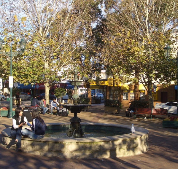 Commercial buildings in Strathfield Town Centre, NSW